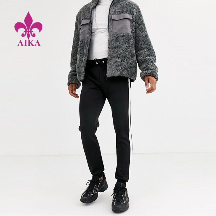 High reputation Fashion Joggers -
 Custom Men Sports Running Wear Side Stripe Quick Dry Sweat Pants Skinny Joggers – AIKA