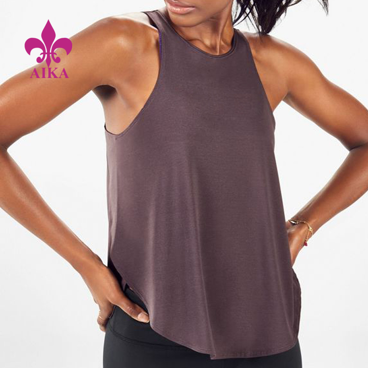 Wholesale Dealers of Fitness Shorts -
Wholesale icezone workout tank tops for women racerback athletic yoga tops running exercise gym shirt – AIKA detail pictures