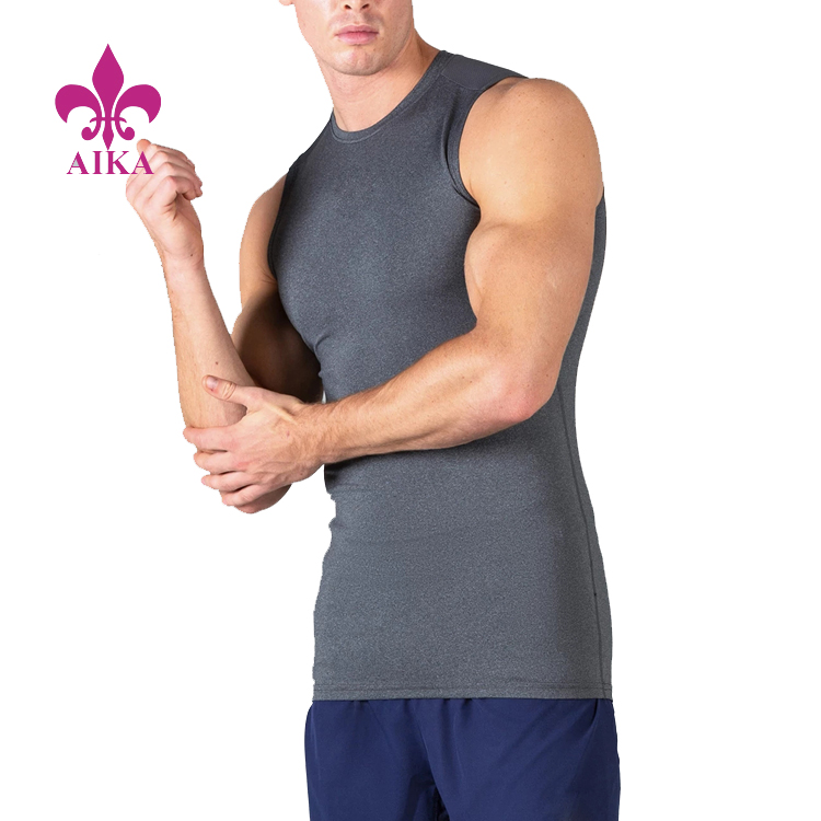 Wholesale Mesh Back Stringer Design Custom Breathable Basketball Gym Tank Top for Mens