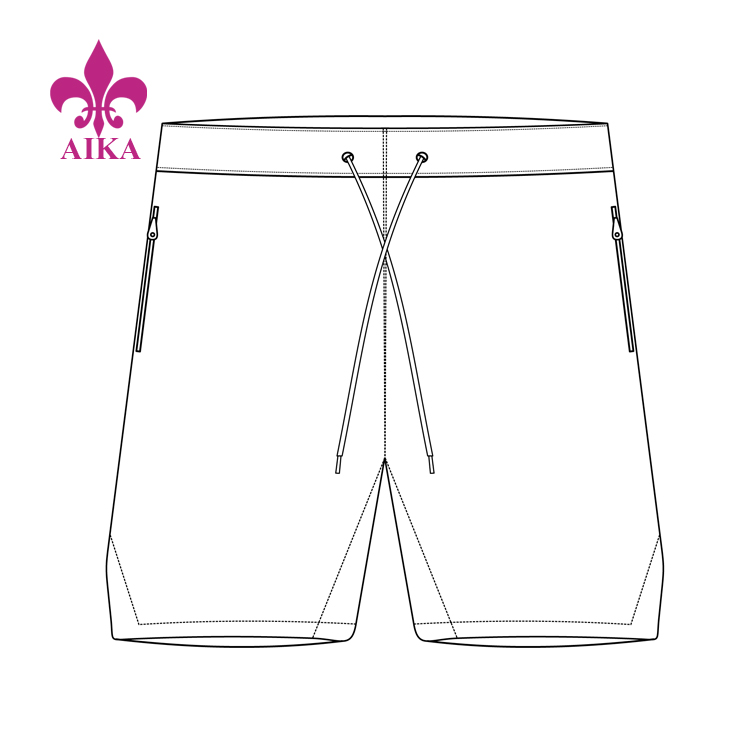 High Quality for Long Pants For Men -
Low MOQ Summer Bottom Knit Fabric Fast Dry Running Sports Shorts Mens Gym Shorts – AIKA detail pictures