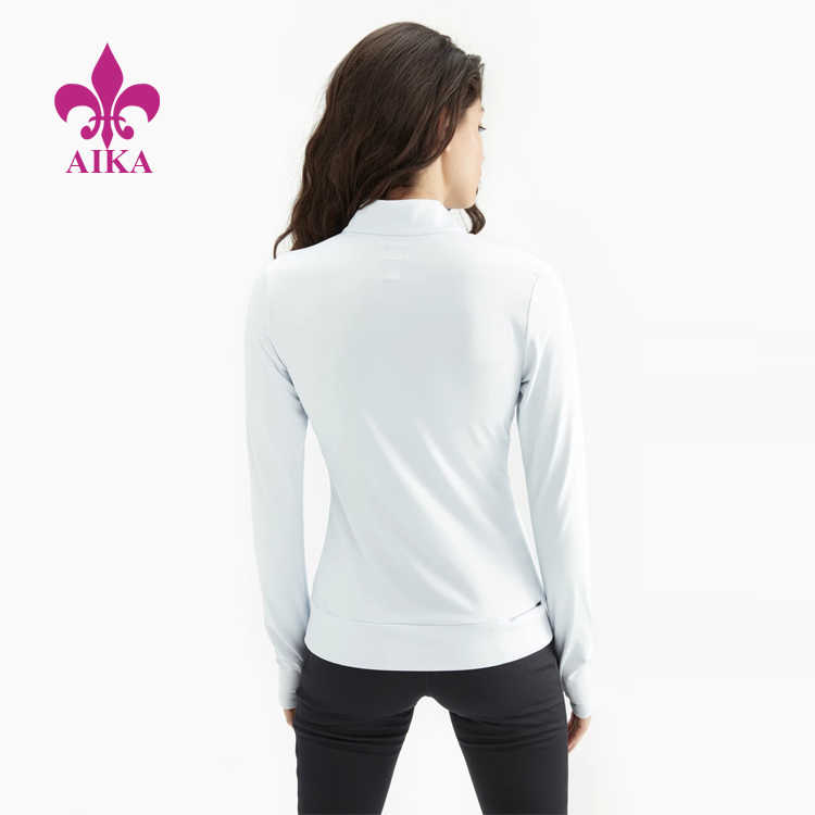 China New Product Custom Tracksuits -
Custom Sports Wear Thumbhole Sleeves Back Pocket Slim Fit Striking Long Sleeve Top – AIKA detail pictures
