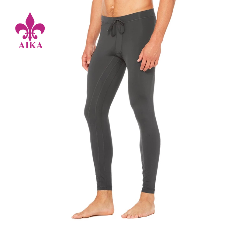 China Supplier Fleece Pants -
 High Quality OEM Spandex / Nylon Comfortable Compression Sports Leggings for Men – AIKA