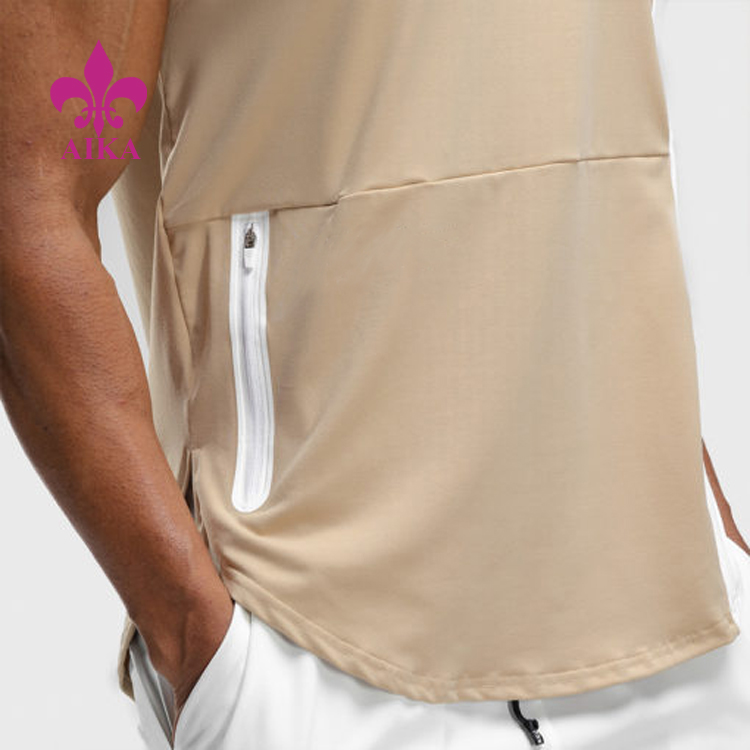 Factory Price For Leggings As Pants -
Wholesale Mens Fitness Simple Sports Gym Color Contrast Musular Tank Tops In Bulk – AIKA detail pictures