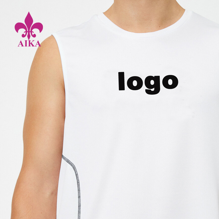 Factory Free sample Sports Pants -
Custom Logo Quick Dry Lighweight Polyester Breathable Gym Singlets Men Wholesale Sports Tank Top – AIKA detail pictures