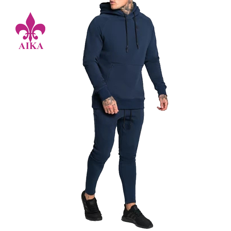 Best Quality Sports Wear Zipper Pockets Design Customized Slim fit workout gym Tracksuits for men