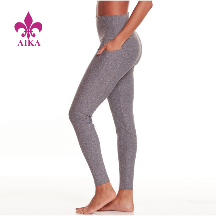 Factory Cheap Gym Tank Tops -
Wholesale ladies casual and comfortable tights solid workout activewear ankle-lenrth leggings for women – AIKA detail pictures