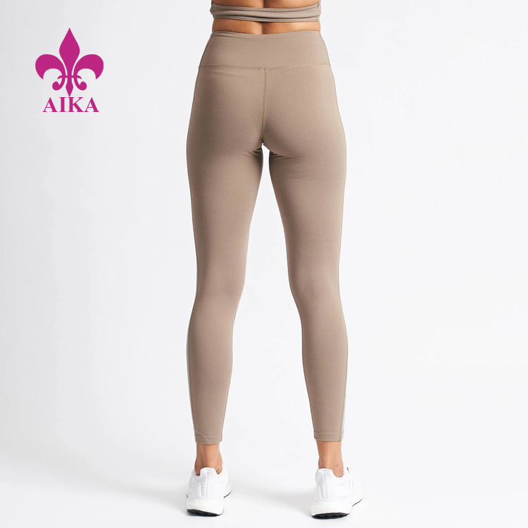 China Gold Supplier for Sports Bra -
Wholesale Custom Fitness Quick Dry Tights Workout Leggings Design For Women – AIKA detail pictures