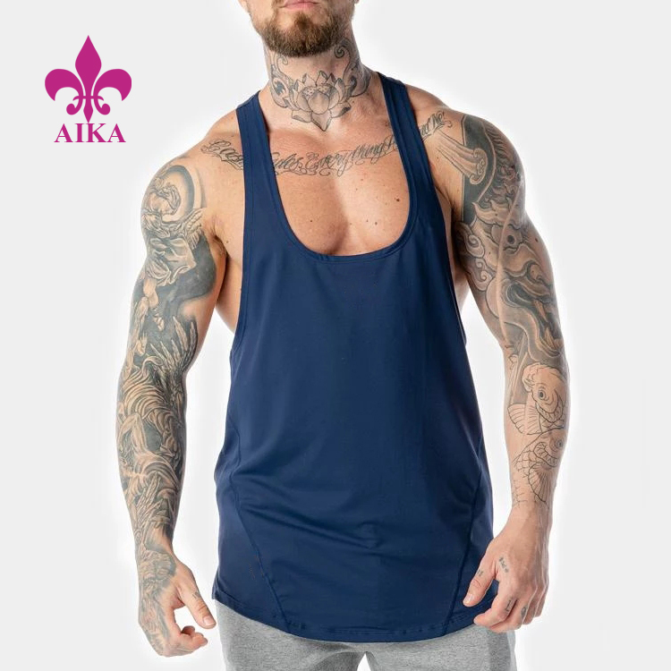 OEM/ODM Supplier Fitness T Shirts -
The Most Popular Mens Muscular Vest Sportswear Casual Low Collar Fitness Training Tank Tops – AIKA detail pictures