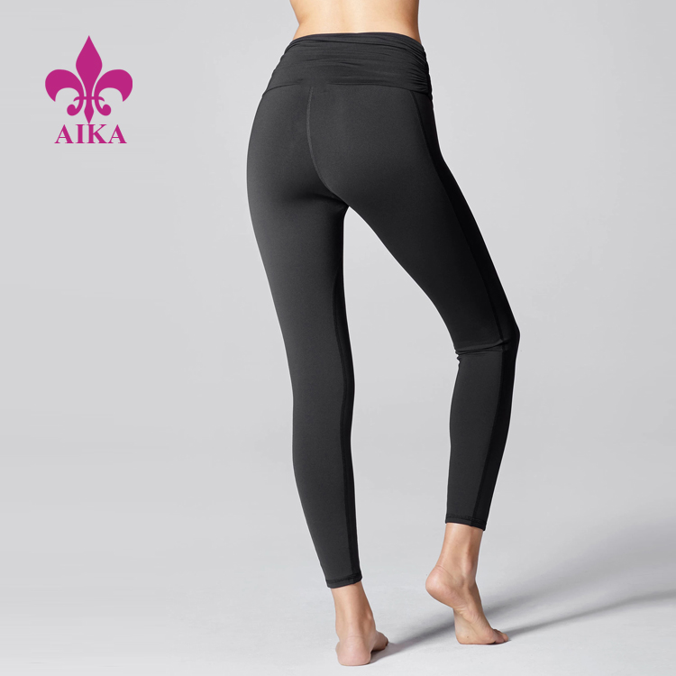 Discountable price Custom Yoga Bra -
Women Yoga Wear Gusset Design Lightweight Breathable Wave High Waisted Yoga Leggings – AIKA detail pictures