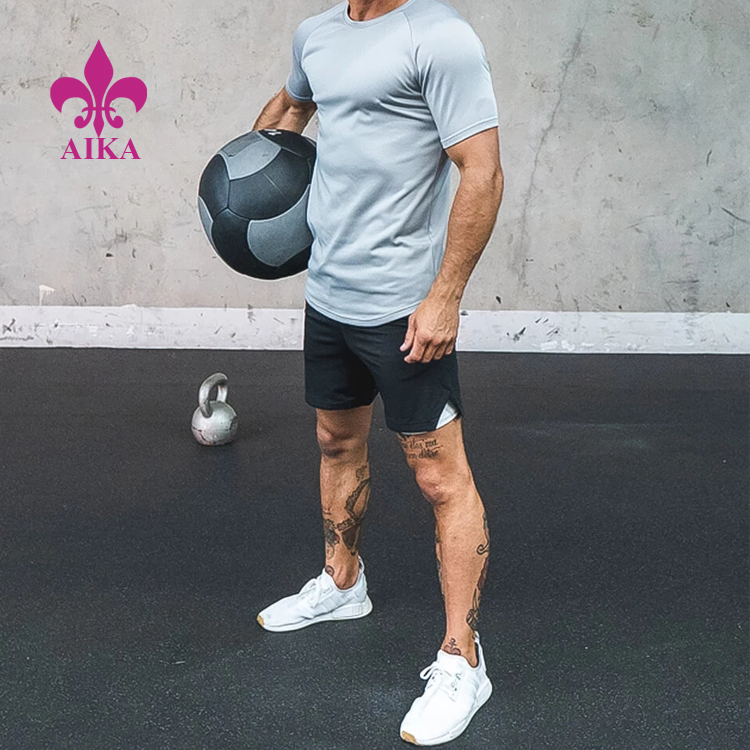 High Quality for Long Pants For Men -
Low MOQ Summer Bottom Knit Fabric Fast Dry Running Sports Shorts Mens Gym Shorts – AIKA detail pictures