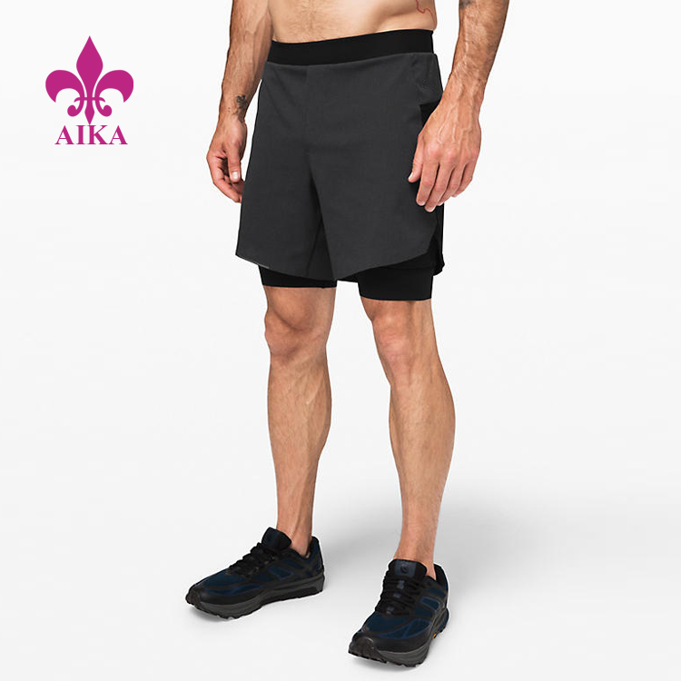 Super Lowest Price Cotton Pants And Trousers -
 Men Sports Wear Light Breathable Mesh Detail Quick Drying Sports Gym Running Shorts – AIKA