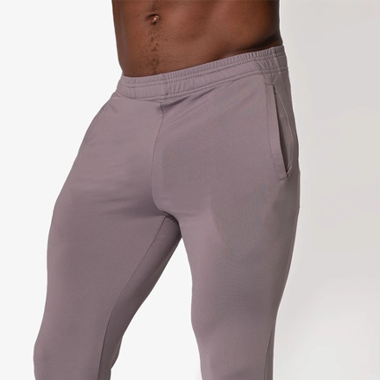 Factory Price Tight Fit Polyester Spandex Stretchable Custom Logo Athletic Jogger For Men detail pictures