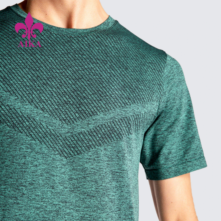 Super Lowest Price Joggers For Man -
Latest Custom Quality Wholesale Design Men’s Active Training Wear Breathable Seamless T-shirts – AIKA detail pictures