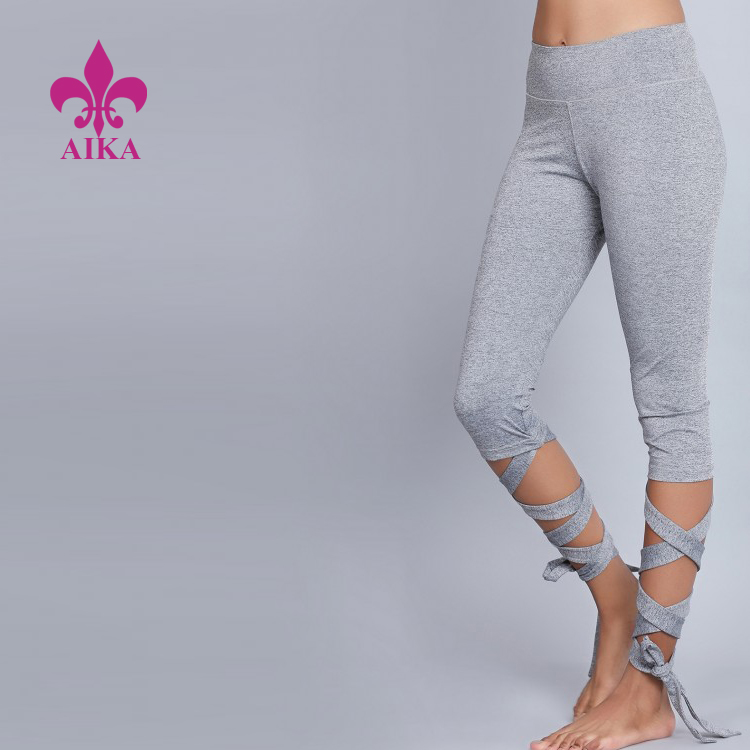 Excellent quality Seamless Yoga Wear -
China manufacturer good quality stylish and elegant tights all tied up yoga activewear leggings for women – AIKA detail pictures