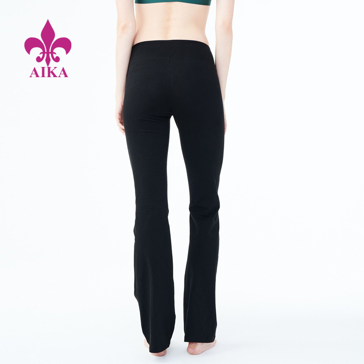 Trending Products Organic Yoga Clothing -
Custom Freely Moving Perfect Fit Comfy Core Bootcut Women Yoga Training Pants – AIKA detail pictures