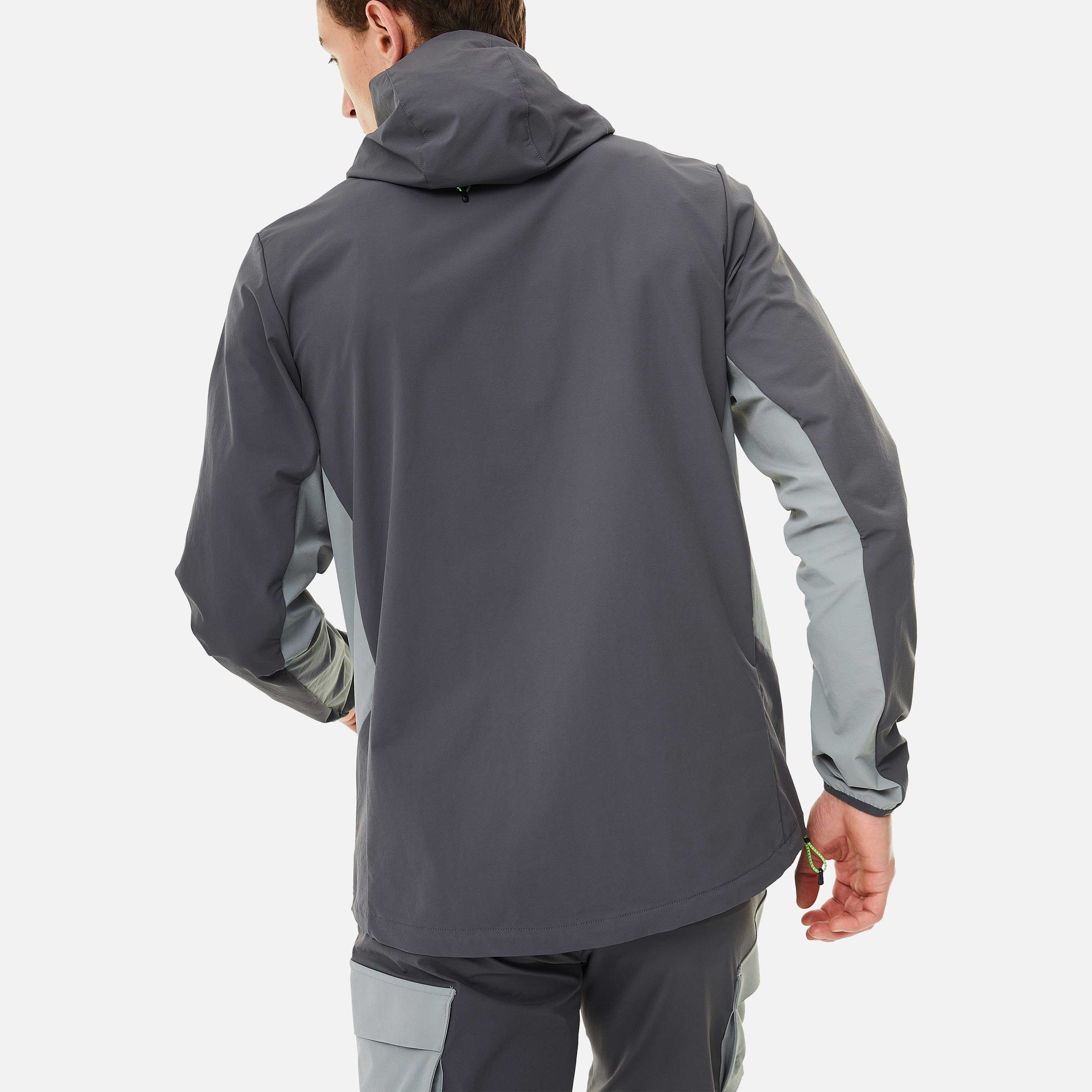 Hooded Jogging Tracksuit 2025 Newest Customized Nylon Reflective Logo Sweatshirt Waterproof Windproof detail pictures