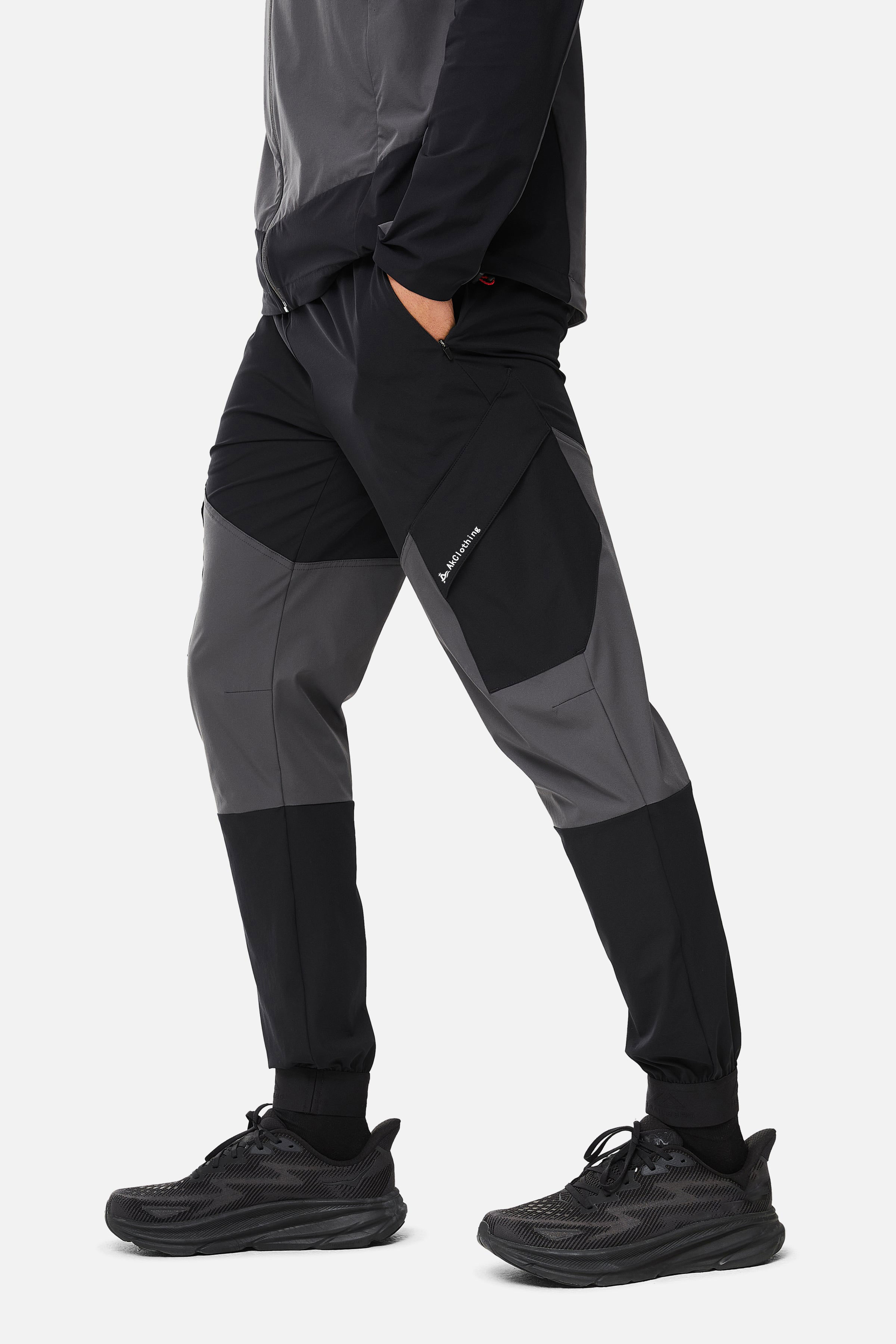 Men Windbreaker Jacket Sets Four-sided Jogging Heat Suit Track Custom Summer Nylon Polyester Aperture Tracksuit detail pictures