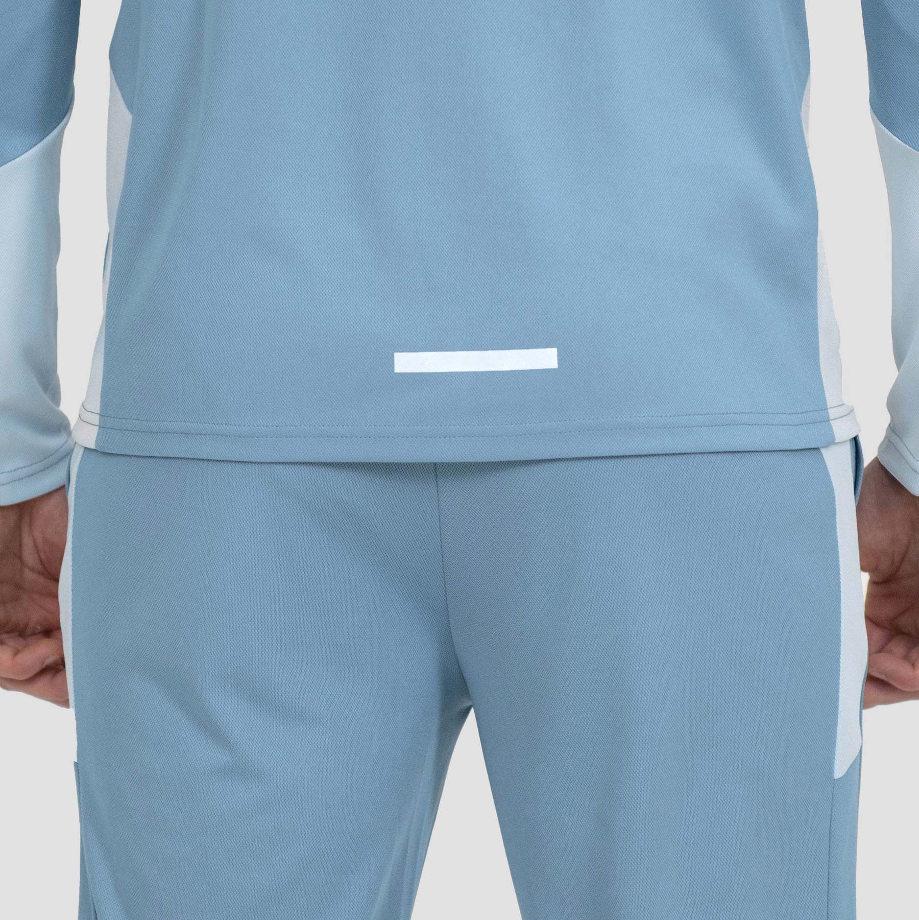 Men’s Sports Wear Tracksuit High Quality Custom Summer Color Block Waterproof Woven Windbreaker Lightweight Track Suit Set detail pictures