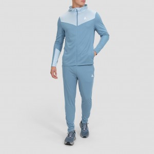 Men’s Sports Wear Tracksuit High Quality Custom Summer Color Block Waterproof Woven Windbreaker Lightweight Track Suit Set
