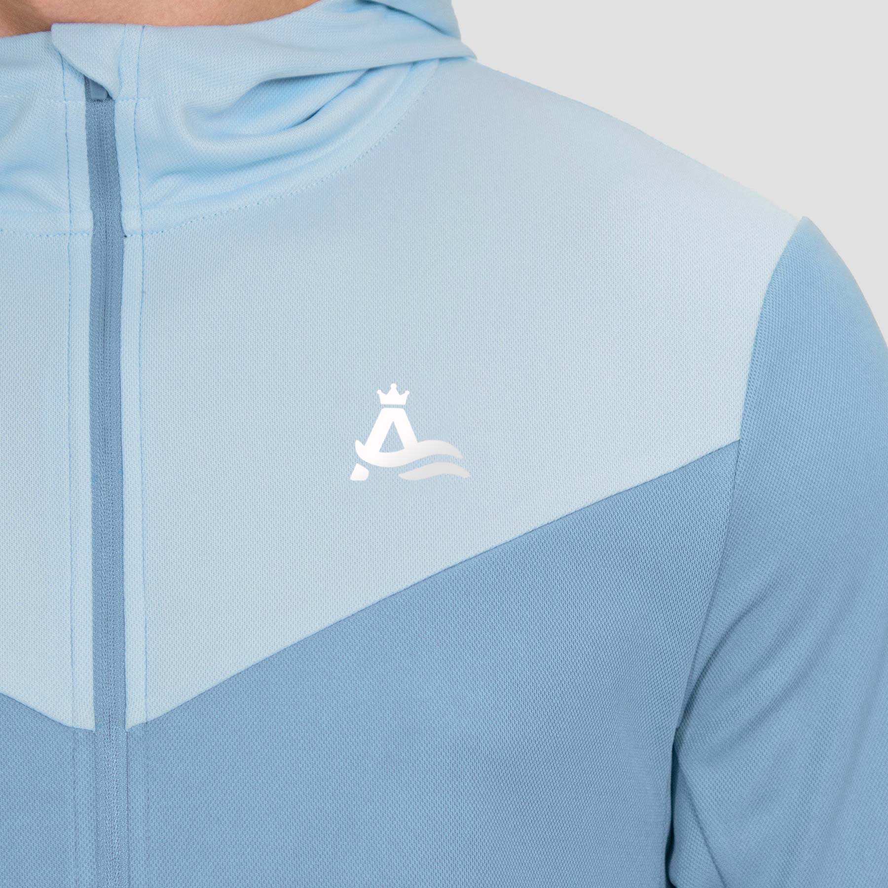 Men’s Sports Wear Tracksuit High Quality Custom Summer Color Block Waterproof Woven Windbreaker Lightweight Track Suit Set detail pictures