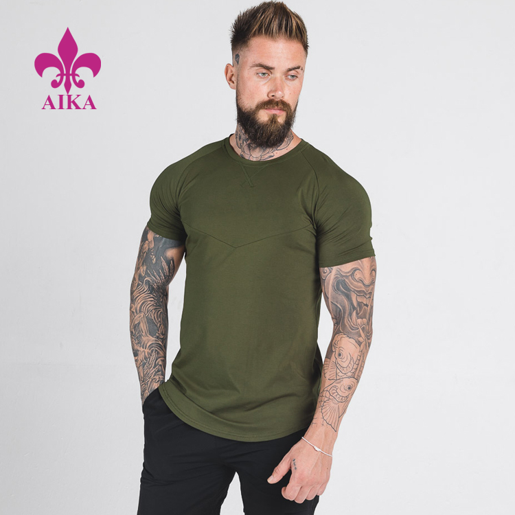 High Quality Lightweight Gym Clothing Breathable Athletic Wear Short Sleeve Quick Dry Sport T Shirt for Men