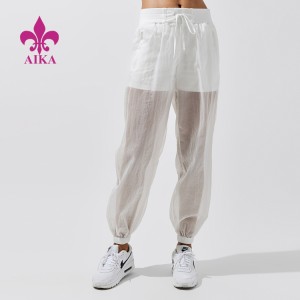 2021 wholesale price  Women Joggers -
 Top Quality Polyester Spandex Gym Wear Ladies 2 In 1 Sweat Pants Wholesale Women Joggers – AIKA