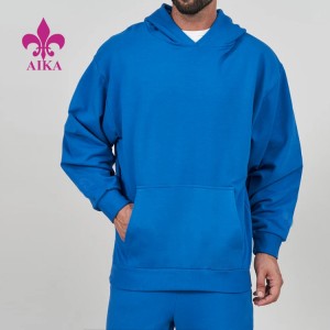 Short Lead Time for Sports Leggings With Zip Pockets Factory -
 Just Arrived Custom Logo Printing Wholesale 100% Cotton Plain Hoodie Pullover For Men – AIKA