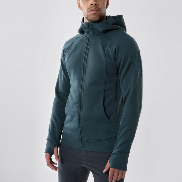 Hot Sale High Quality Custom Logo Printing Sports Mens Slim Fit Running Plain Full Zip Gym Blank Hoodies