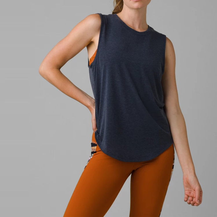 High Quality Breathable Custom Workout Women Sports Gym Fitness Plain Tank Tops