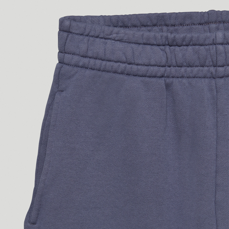 High Quality French Terry Fleece Cotton Elastic Waist Fitness Cotton Sweat Shorts For Women detail pictures