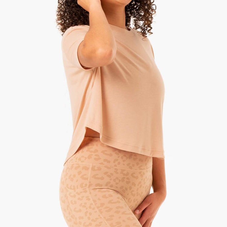 Custom Printed Cotton Spandex Ladies Workout Plain Yoga Gym Crop T Shirt For Women detail pictures