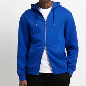 Fixed Competitive Price Sport Clothing -
 High Quality Essential Heavyweight 100% Cotton Full Zip Up Blank Hoodies Custom Logo For Men – AIKA