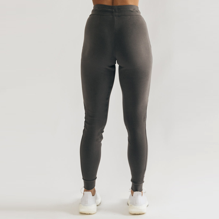 Wholesale OEM Sports Tapered Leg Pants Women Slim Fit Cotton Sweat Joggers detail pictures
