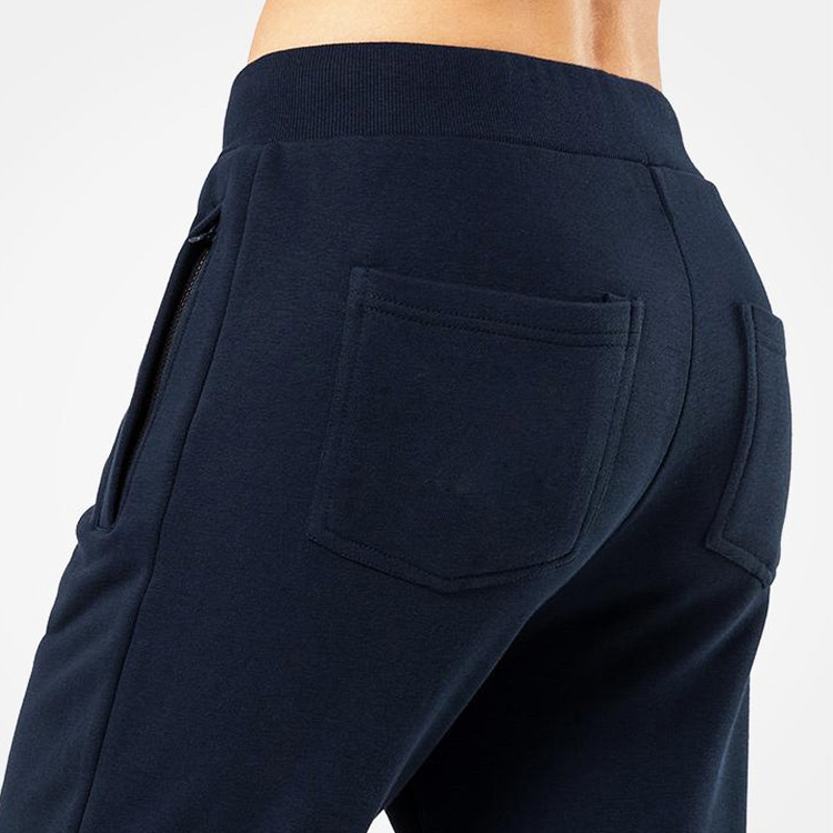 Private Label Drawstring Waist Workout Cotton Sweat Pants Custom Joggers For Women detail pictures