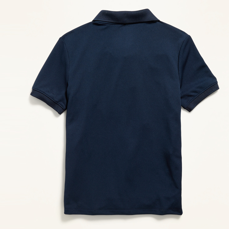 School Polot T Custom Breathable Light Weight Boys Shorts Sleeve