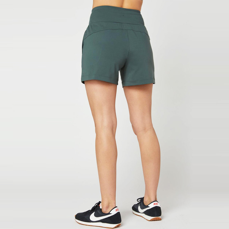 High Quality Lightweight Drawstring High Waist Athletic Workout Gym Shorts With Pocket detail pictures