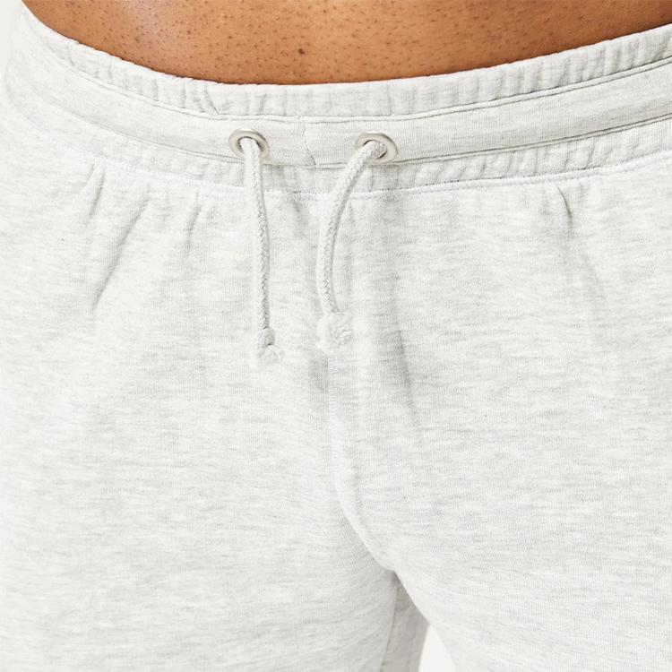 Wholesale French Terry Cotton Raw Edge Custom Men Fitness Workout Sweat Shorts detail pictures