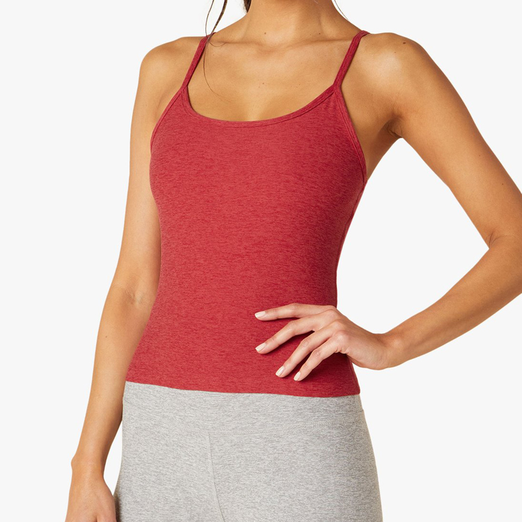 Wholesale Ladies Workout Sports Singlet Women Custom Logo Slim Fit Plain Gym Tank Tops
