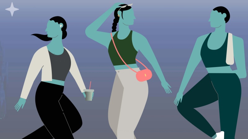 Activewear trend of daily