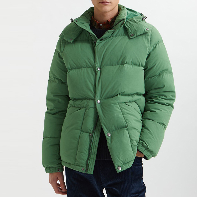 Wholesale Lightweight Custom Logo 100%Nylon Down Coat Puffer Jacket For Men