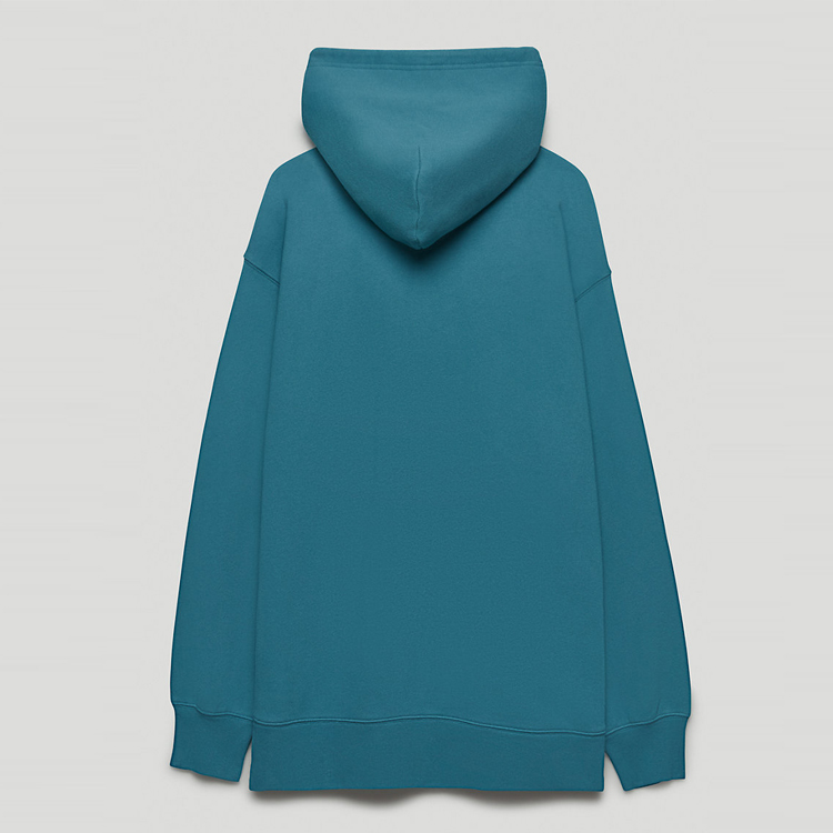 New Trendy Heavyweight Fleece Oversized Full Zip Up Custom Embroidery Hoodies For Women detail pictures