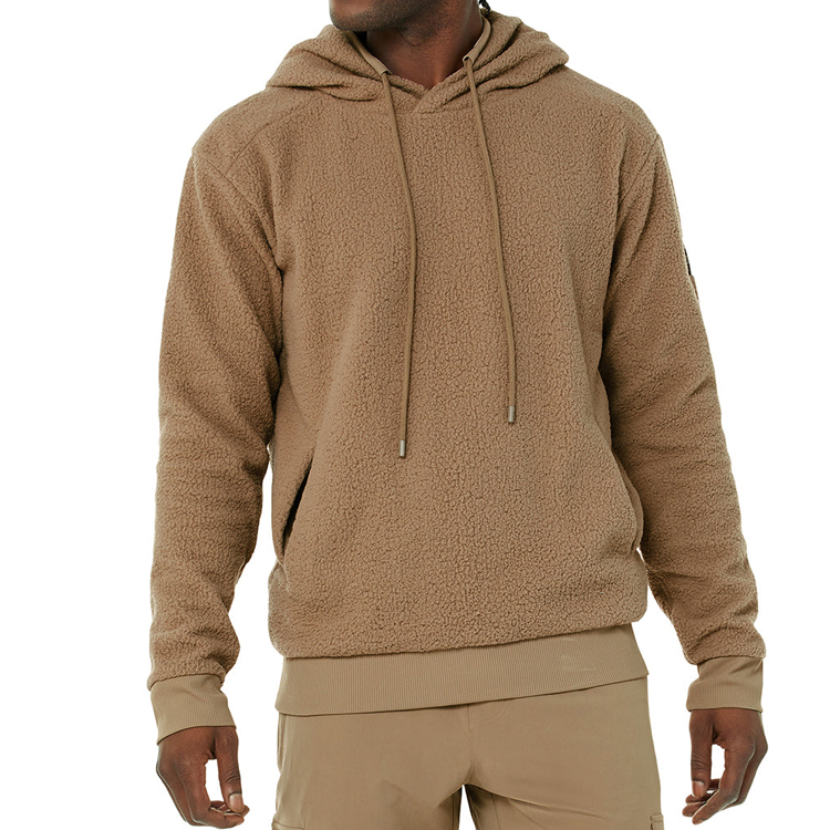 Heavyweight Custom Winter Workout Pullover Plain Sports Fleece Hoodies For Men