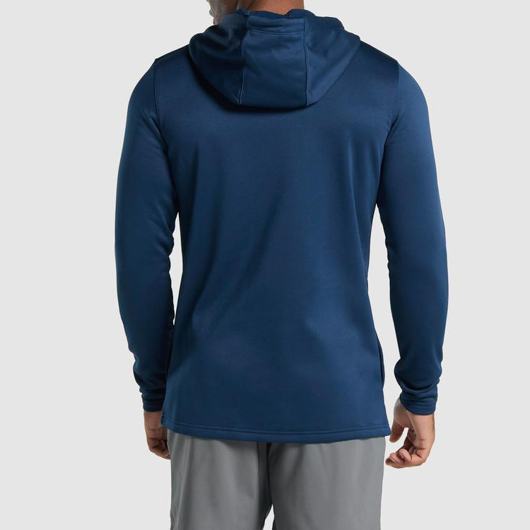 High Quality Fleece Inside Custom Printing Men Slim Fit Plain Hoodies With Kangaroo Pocket detail pictures