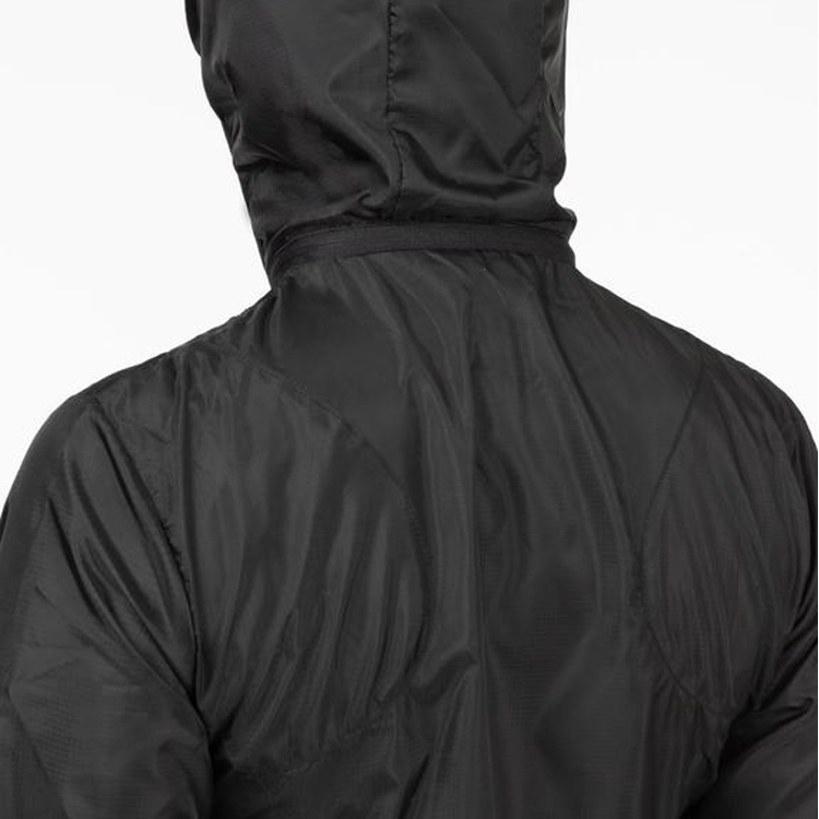 Lightweight 100% Nylon Windproof Outdoor Running Windbreaker Jacket For Women detail pictures