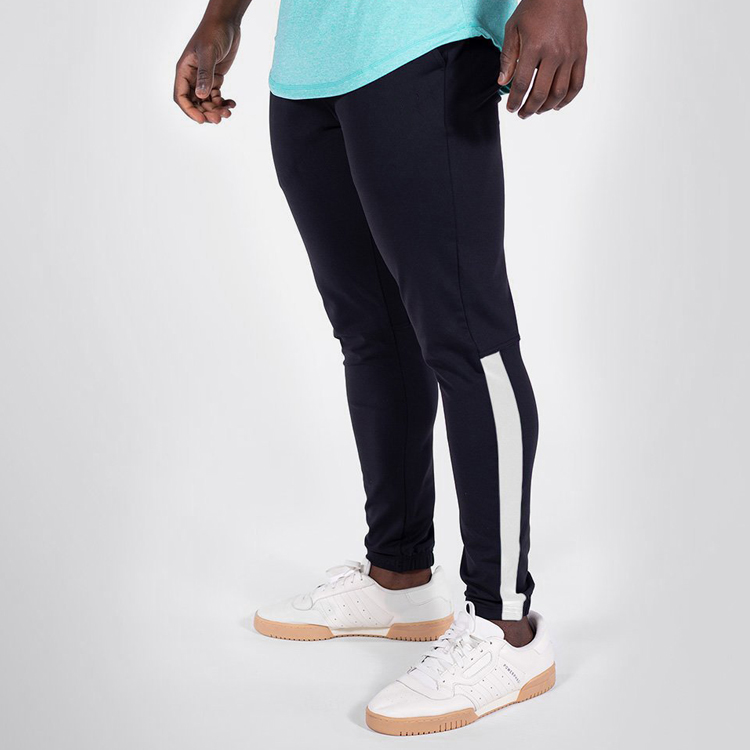 Factory Cheap Hot Men Sportswear Pants -
Custom Made Fitness Wear Slim Fit Workout Training Contrast Calf Panel Men Sports Joggers – AIKA detail pictures
