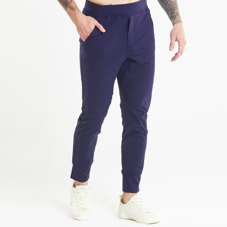 Lightweight Quick Dry Zipper Pocket Sports Track Pants Custom Gym Jogger Pants For Men