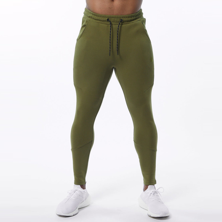 High Quality Drawstring Waist Athletic Gym Workout Slim Fit Jogger Pants For Men
