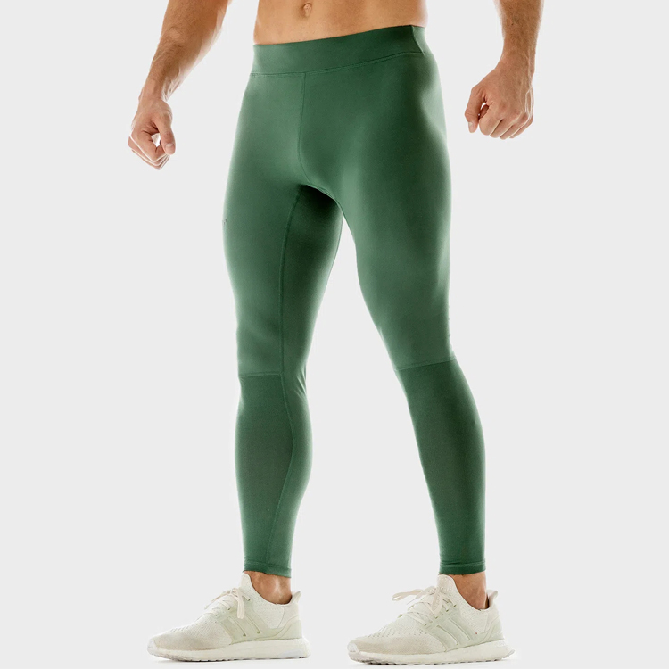 High Quality Stretch Quick Dry Custom Logo Compression Tights Gym Leggings For Men