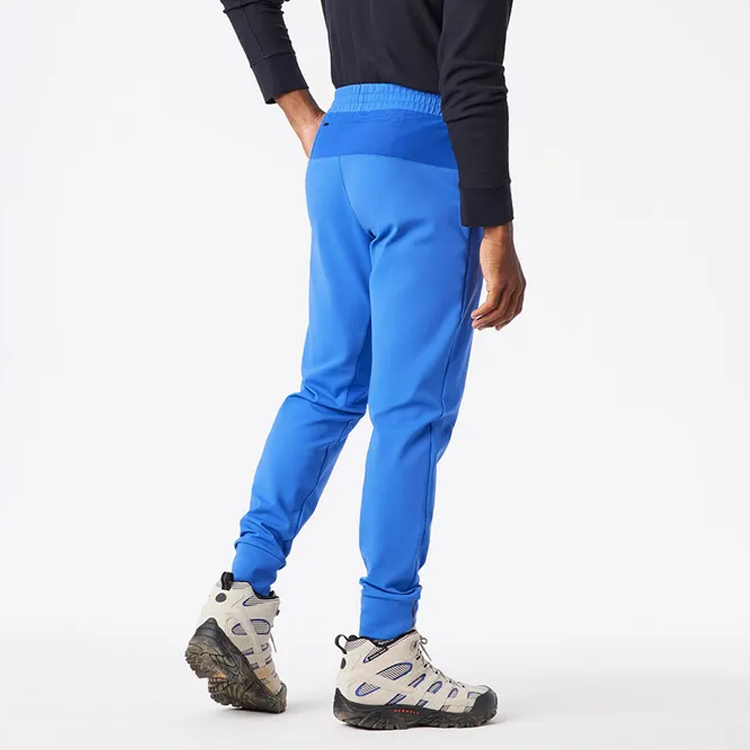 High Quality Drawstring Waist Customized Soft Cotton Jogger Pants For Men With Waist Pocket detail pictures