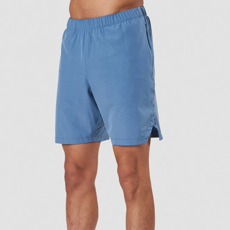 Customized High Quality Zipper Pocket Athletic Shorts Cool Dry Fitness Gym Shorts For Men